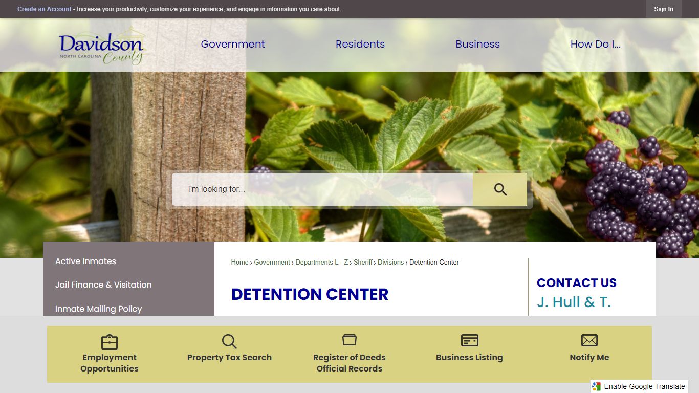 Detention Center | Davidson County, NC